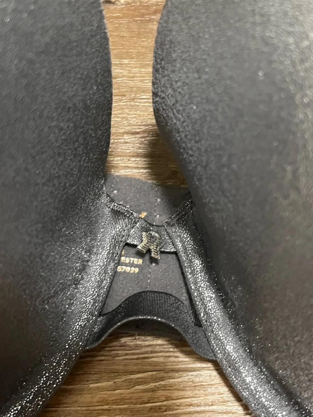 Savage X Fenty Shimmering Gray Bra MICROFIBER METALLIC PUSH-UP BRA Size 36DDD - Picture 6 of 13